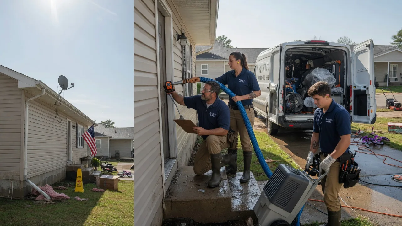 Ceiling Water Damage Restoration in Livonia, MO near me